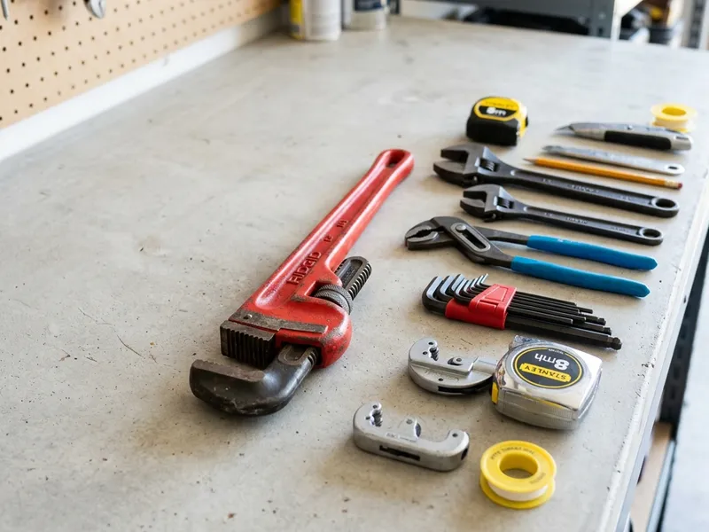 Professional plumbers in Powers Lake, WI equipped with top-tier tools for residential and commercial plumbing services.